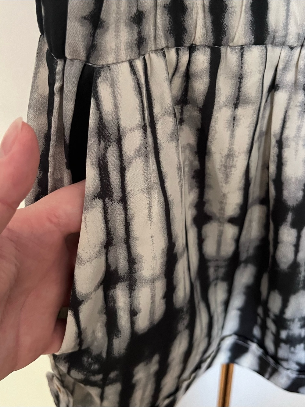 Farm Rio Tie Dye Snake Skin Pattern Romper - Picture 6 of 15